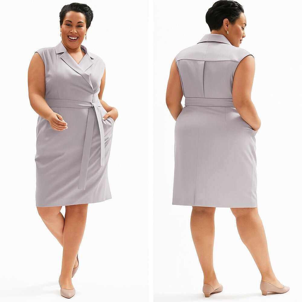 MM Lafleur Catherine Dress Mauve Purple